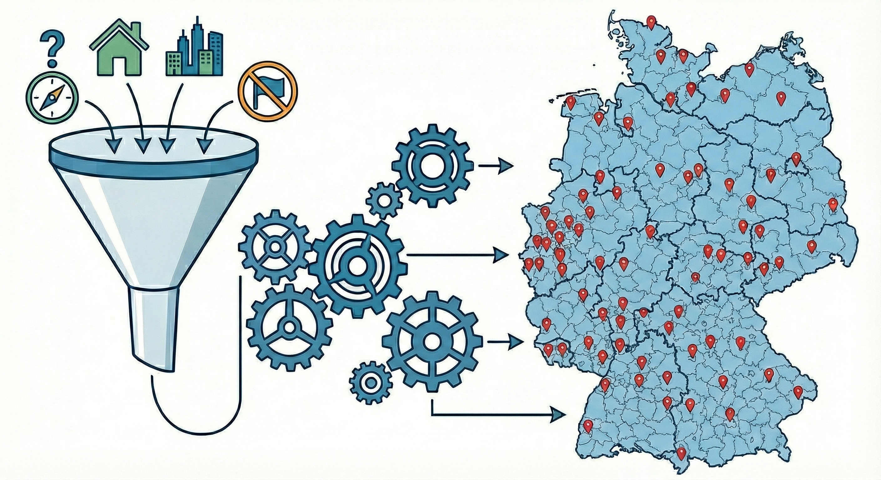 Diagram of matching process